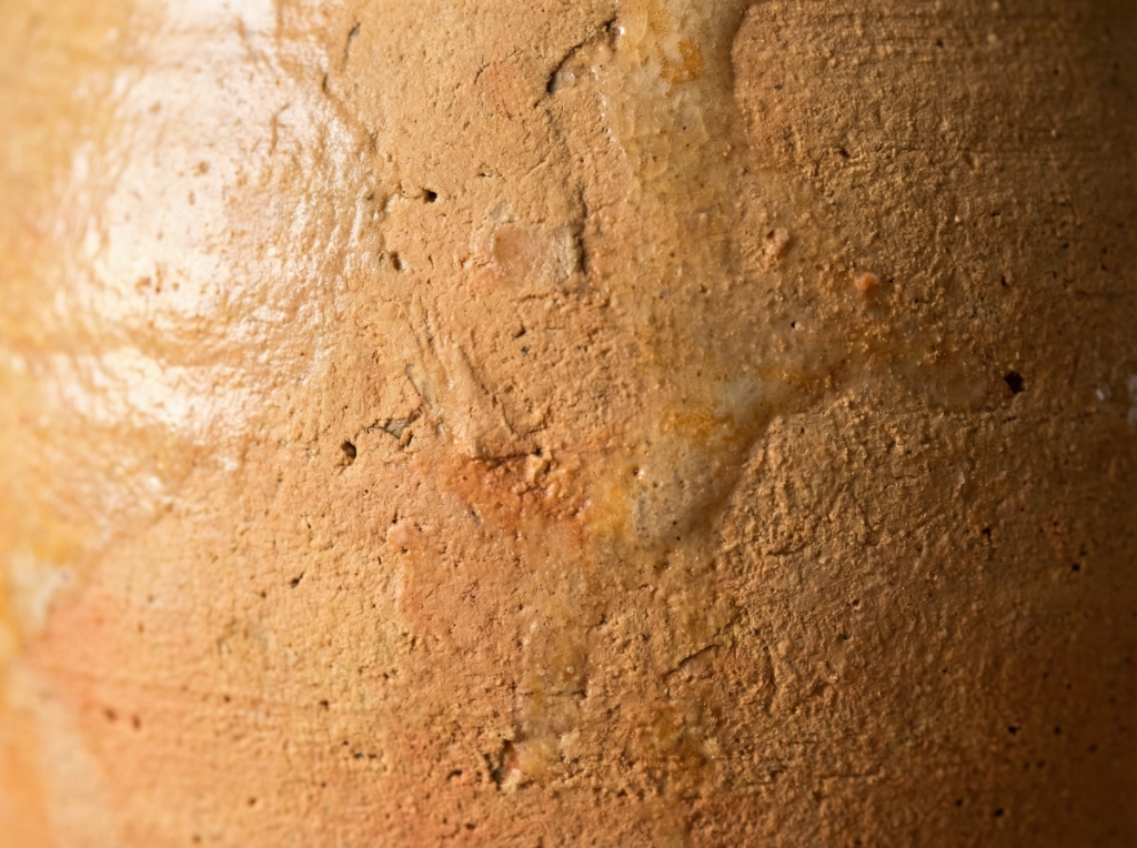 Close up of clay texture