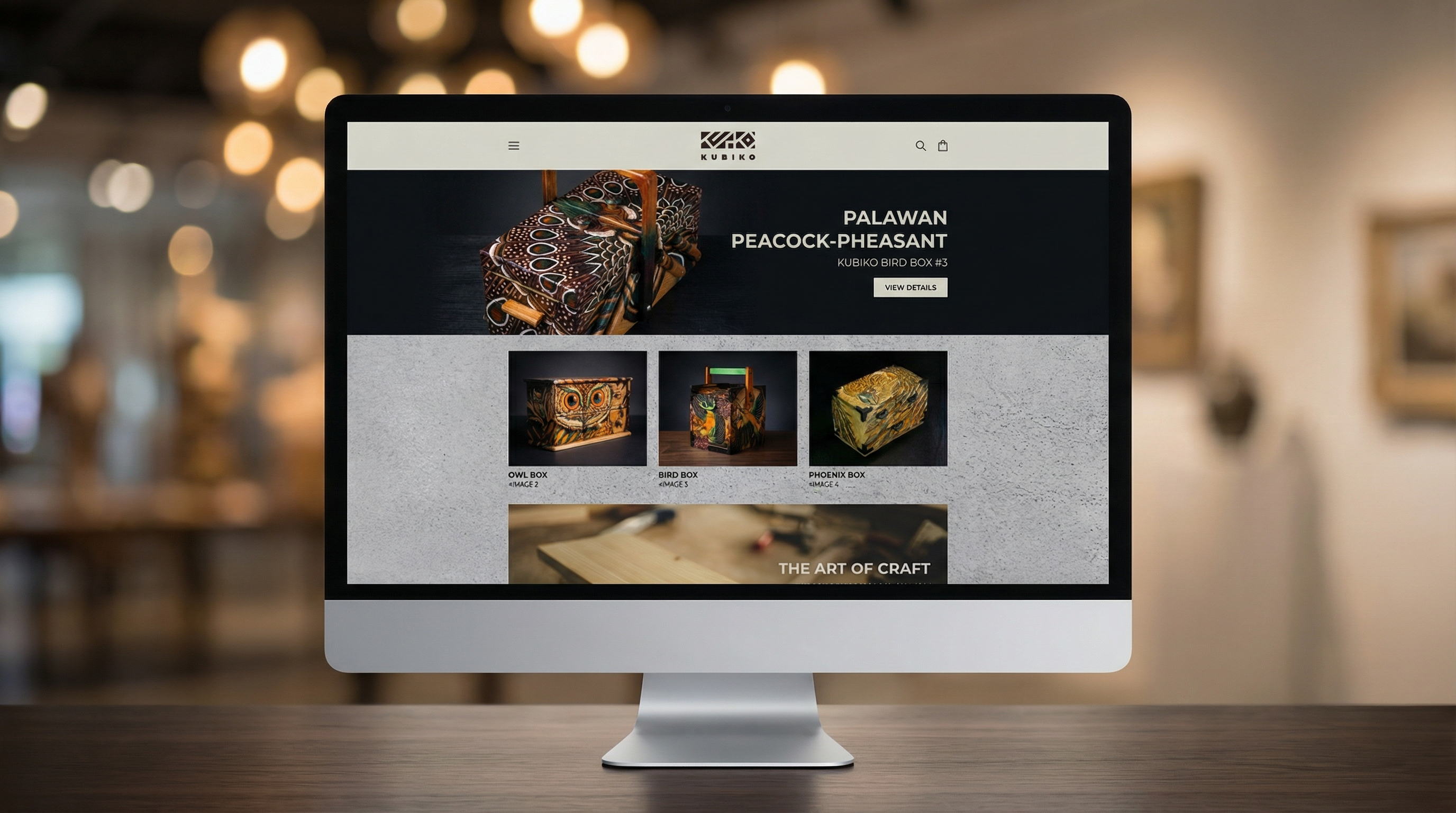 Website homepage screenshot